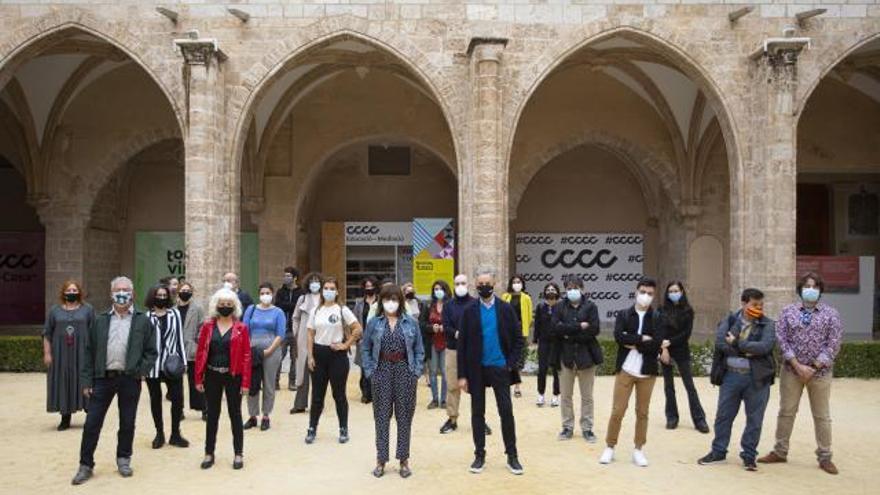 Los participantes de la convocatoria ‘Cultura online’. | LEVANTE-EMV