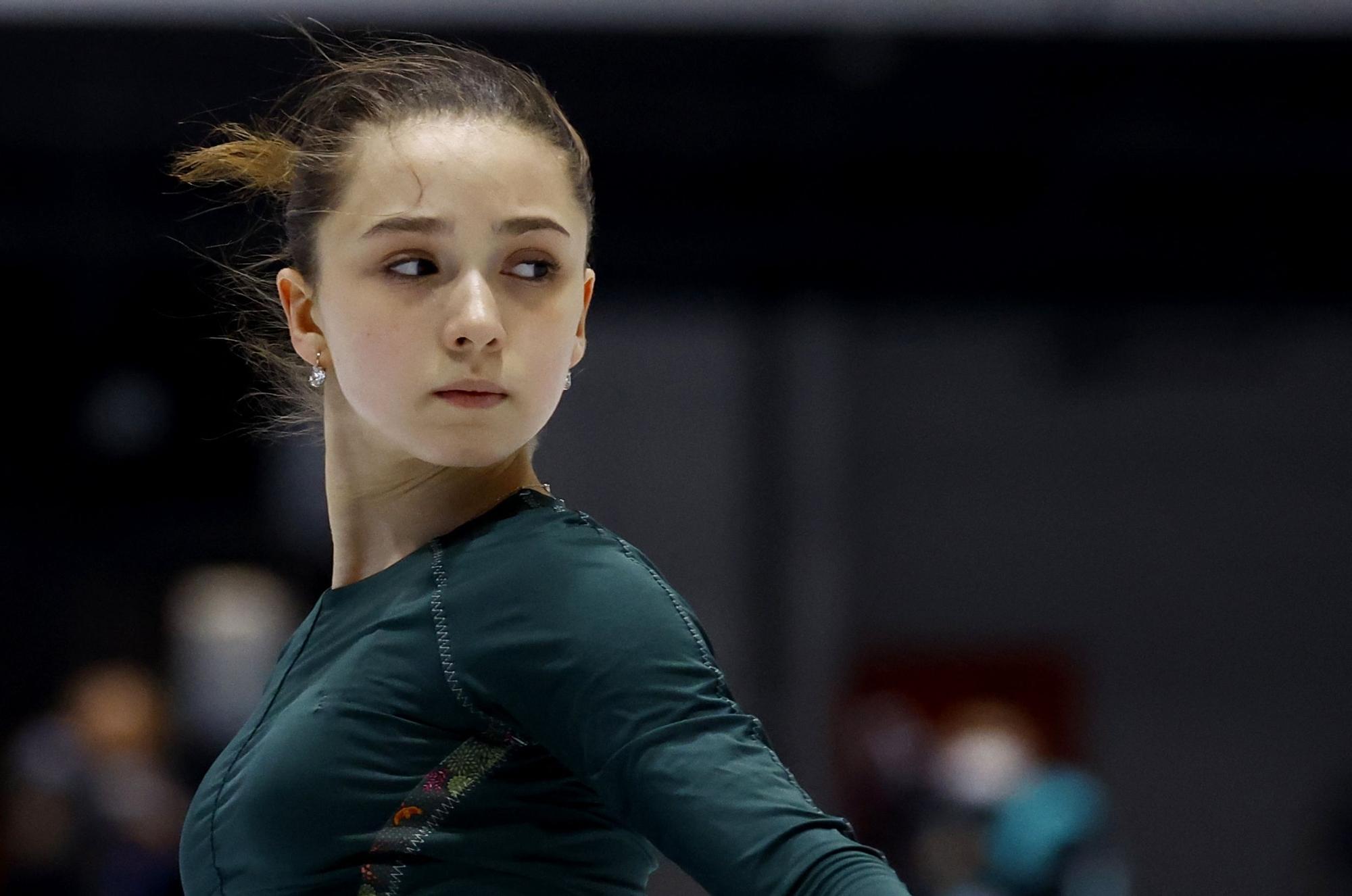 La patinadora rusa Kamila Valieva.