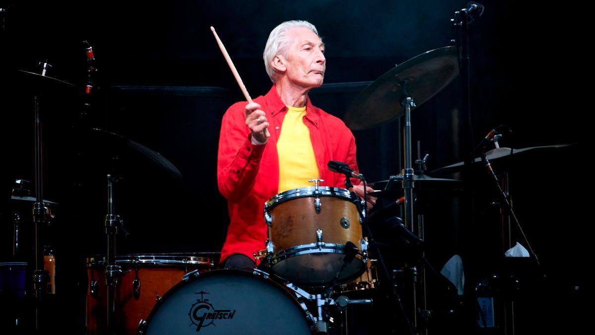 Charlie Watts, durante un concierto en el Olympiastadion de Berlín, el 22 de junio de 2018.