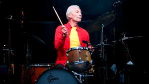 Charlie Watts, durante un concierto en el Olympiastadion de Berlín, el 22 de junio de 2018.