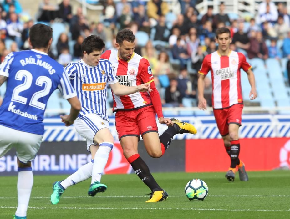 Les imatges del Reial Societat-Girona (5-0)