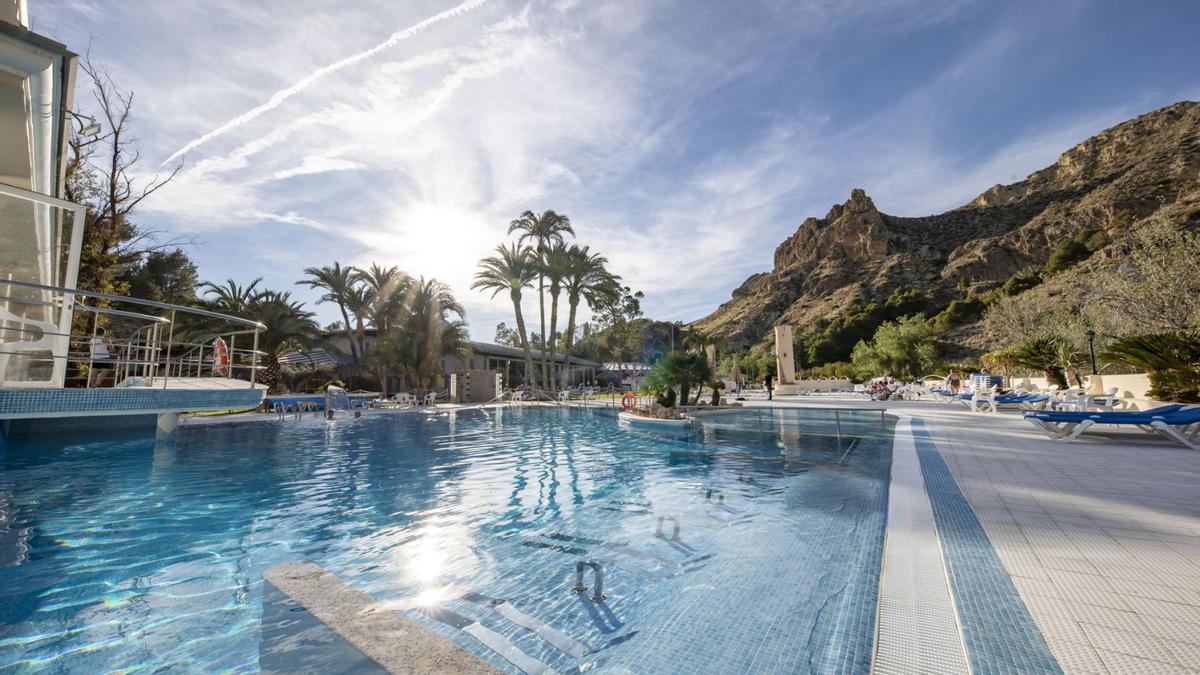 Imagen de una de las piscinas del Balneario de Archena. | L.O.