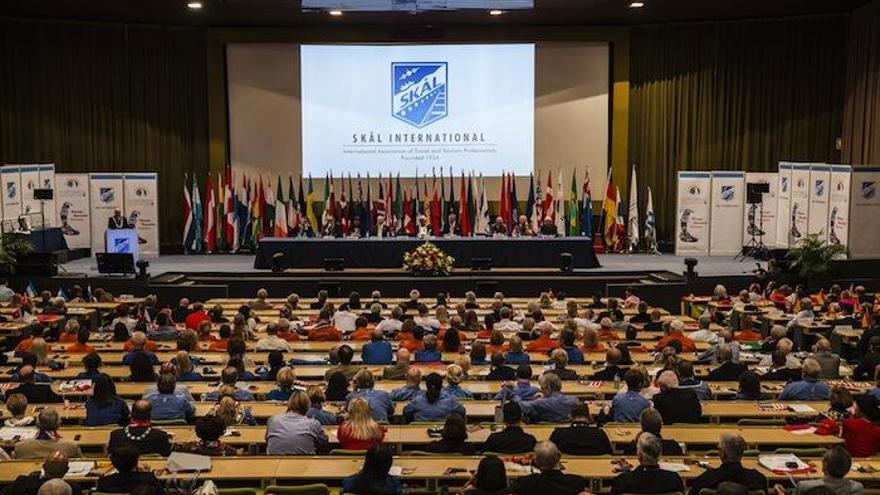 Foto del auditorio del Congreso del Skal Internacional.