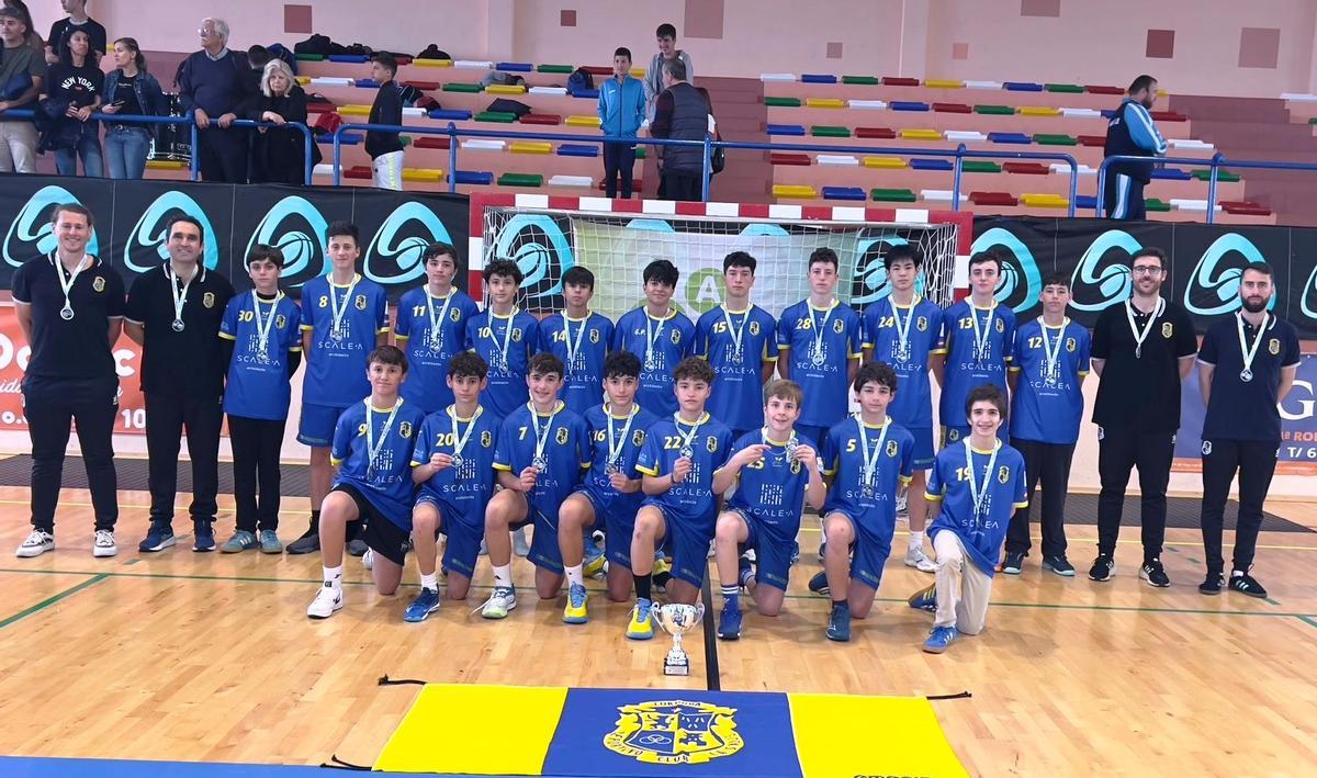 Componentes del equipo de La Salle plata andaluza infantil.