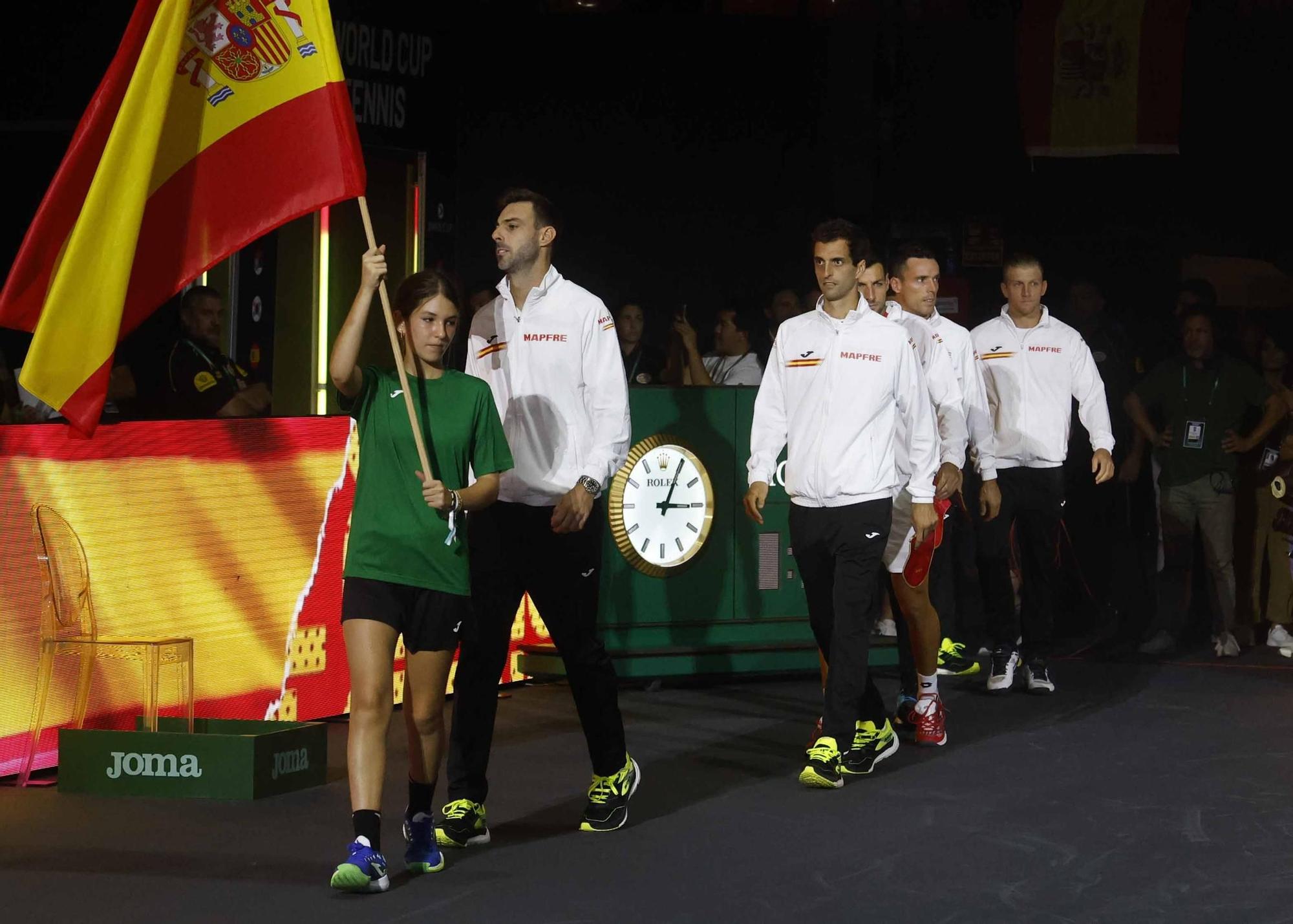 Segunda jornada de Copa Davis, ya con Djokovic entrenando en L´Alqueria