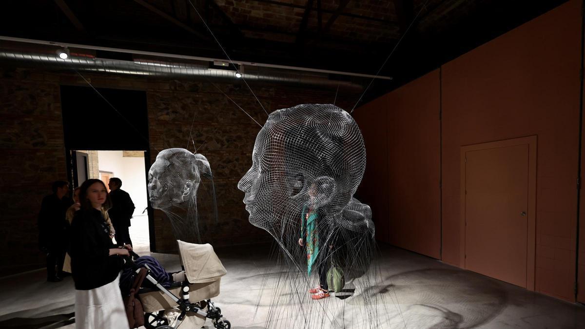 Inauguración de la exposición ‘Materia Interior’ de Jaume Plensa en la Cárcel Vieja de Murcia.
