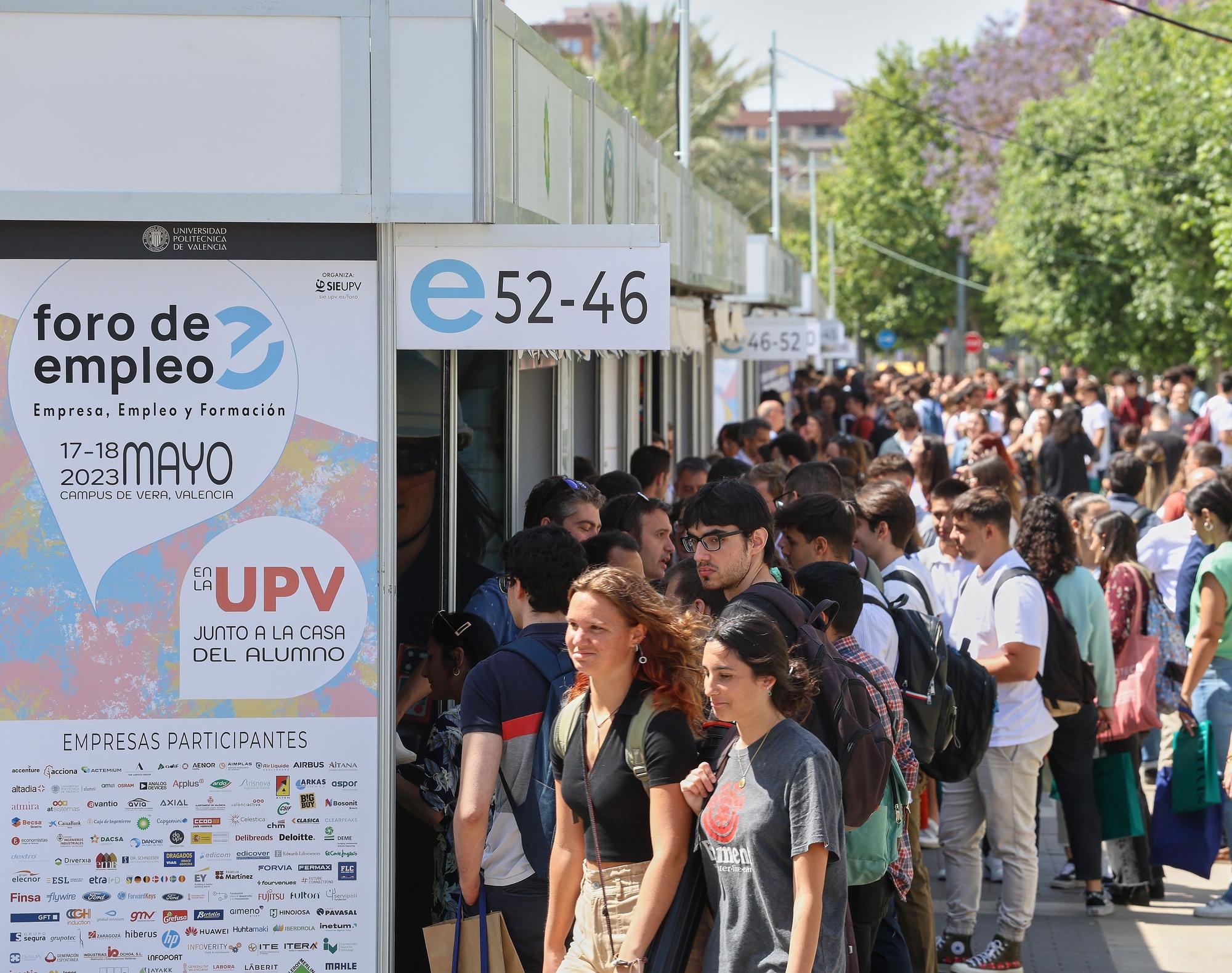 Foro empleo UPV: Más de 6.000 alumnos y 1.400 ofertas de empleo