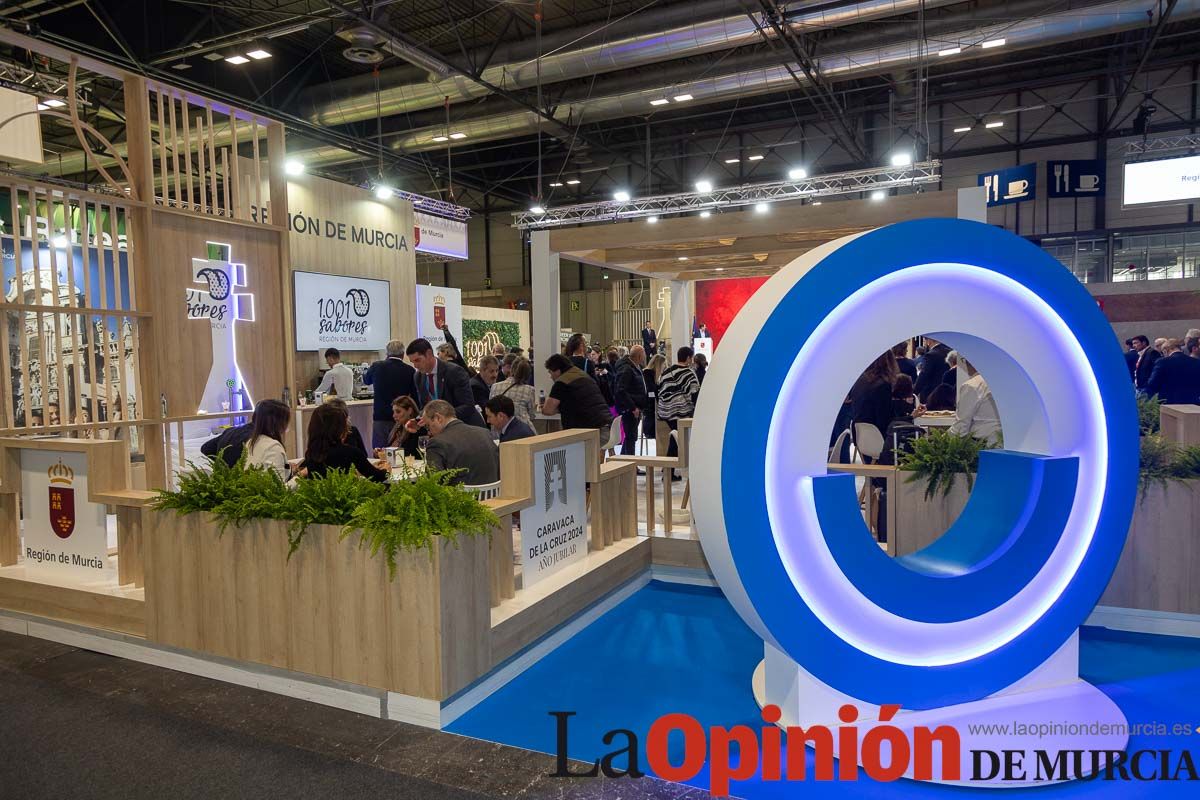 Así ha sido el primer día en el stand de la Región de Murcia en la Feria de Fitur