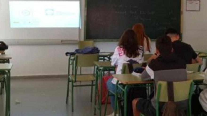 El taller en el IES Manuel Tárraga Escribano. AYTO.SAN PEDRO DEL PINATAR