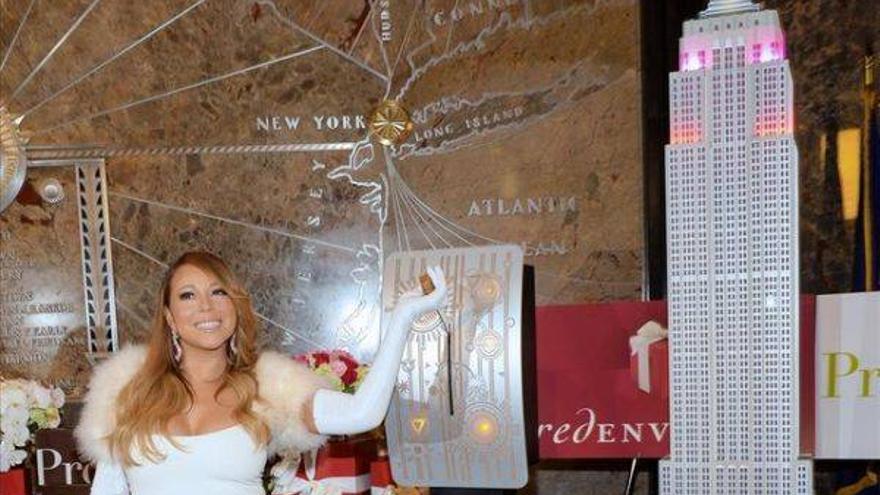 Mariah Carey enciende el Empire Estate