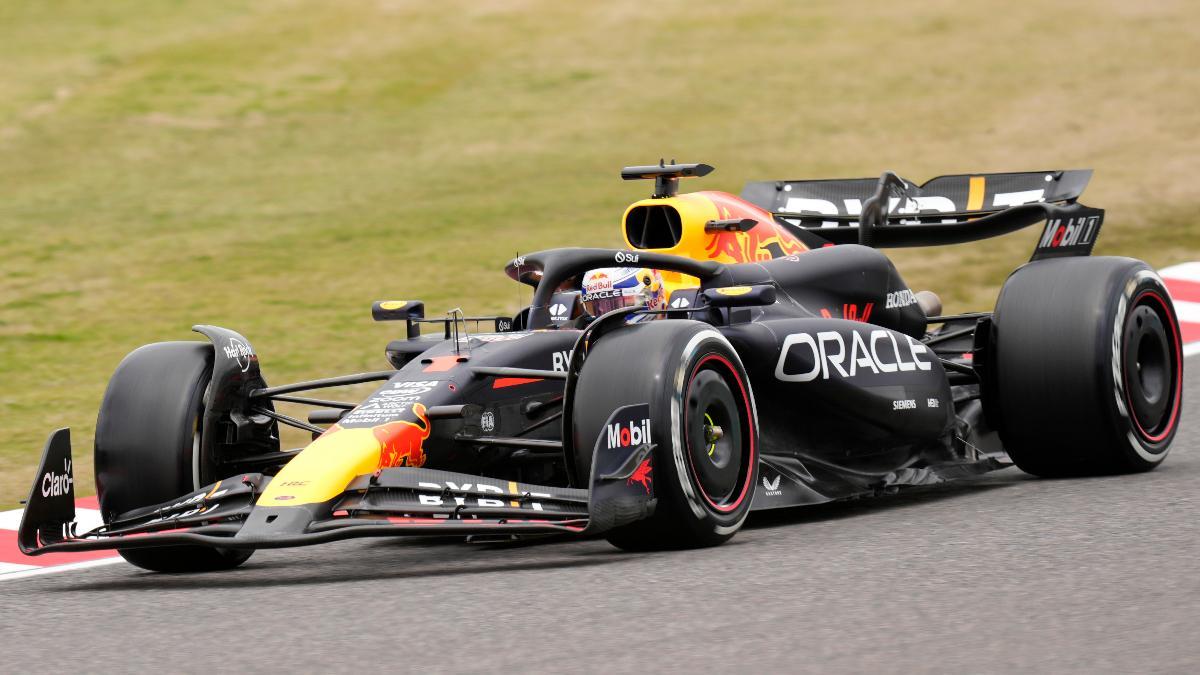 Max Verstappen, durante la clasificación en Suzuka