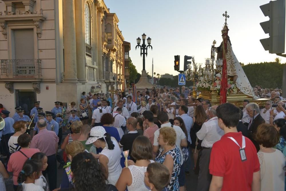 Procesión de la Virgen del Carmen en Murcia