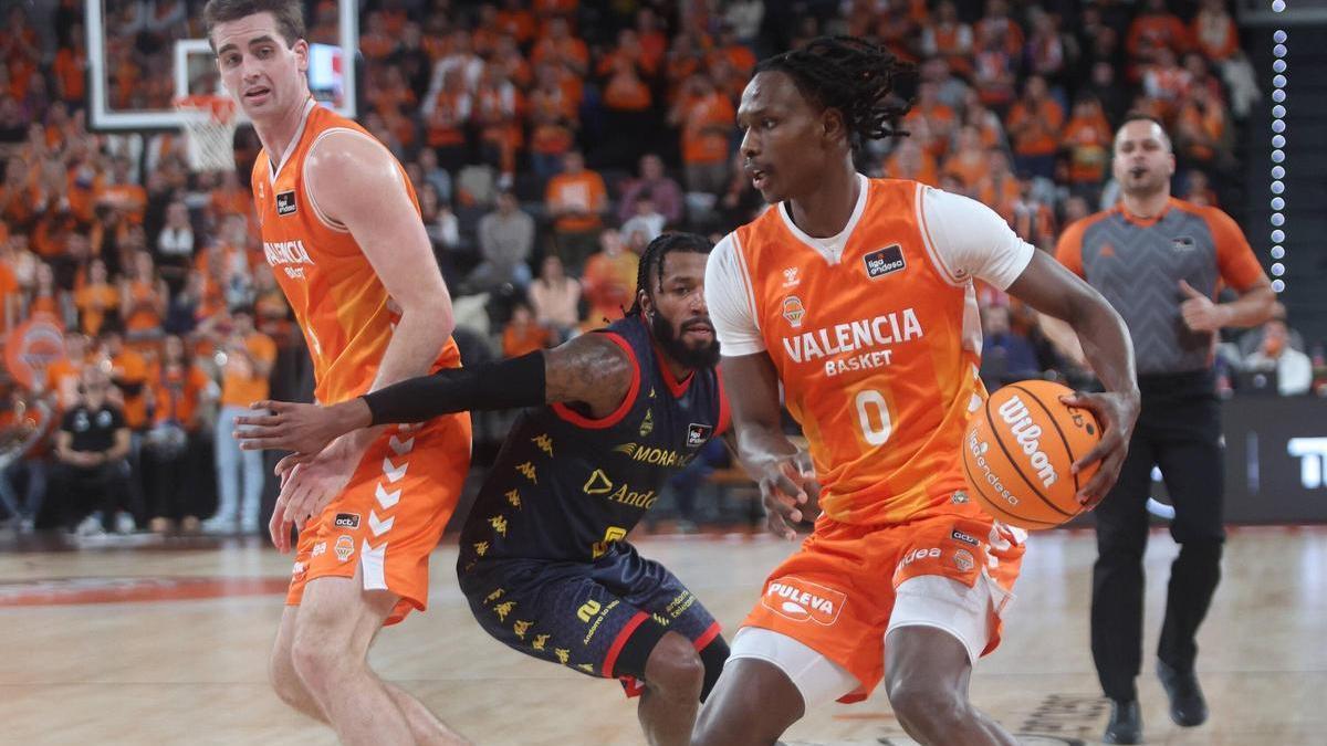 Brancou Badio, en el partido ante el MoraBanc Andorra en Liga Endesa.