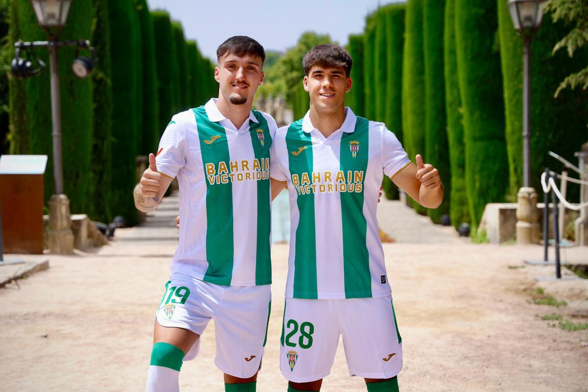 Eder García e Ibai Sanz, jugadores del Córdoba CF