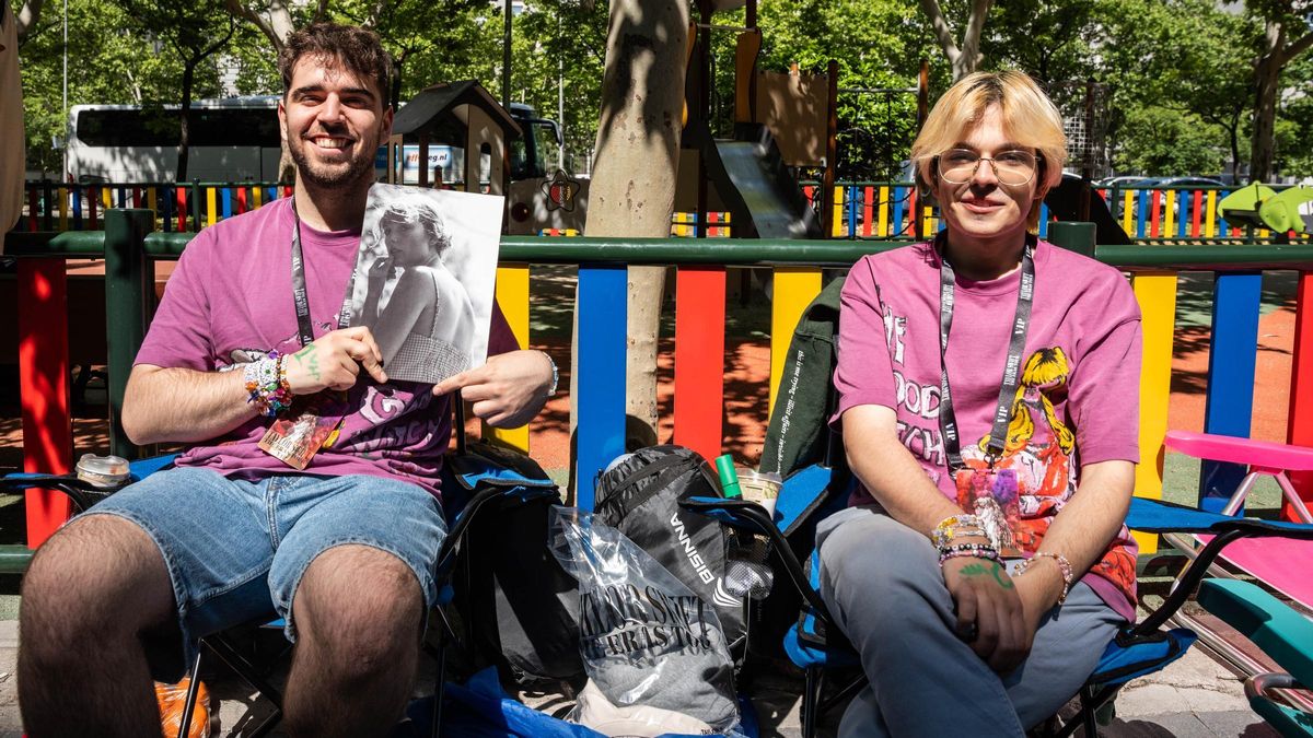 Los fans de Taylor Swift ya toman los alrededores del Bernabéu Los fans de Taylor Swift ya toman los alrededores del Bernabéu