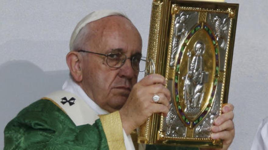 El Papa, durante una reciente misa en Philadelphia.