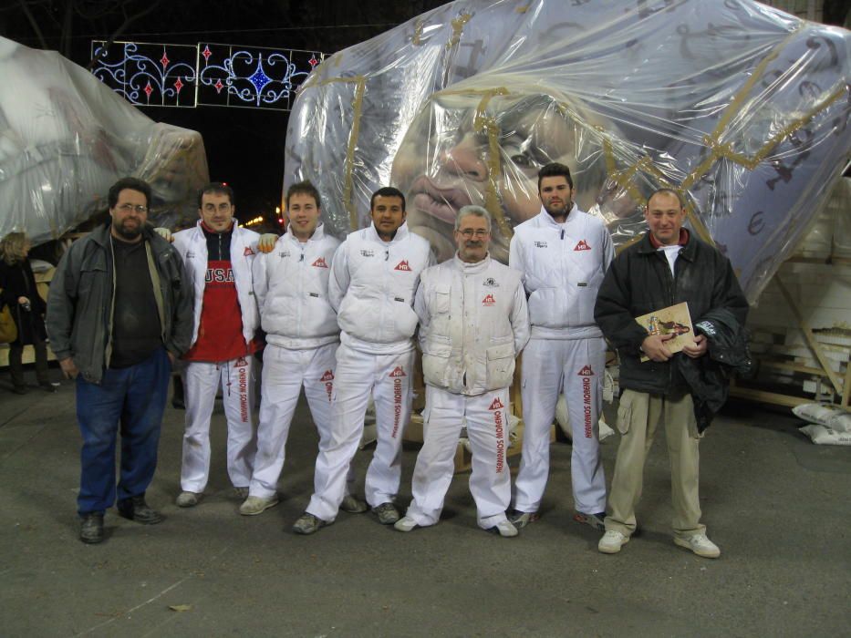 Manuel Algarra y su equipo de trabajo.