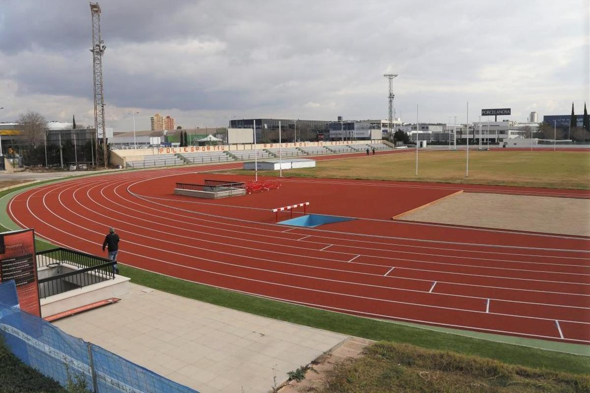 Imagen de la pista de atletismo del CTD Illes Balears en Son Castelló