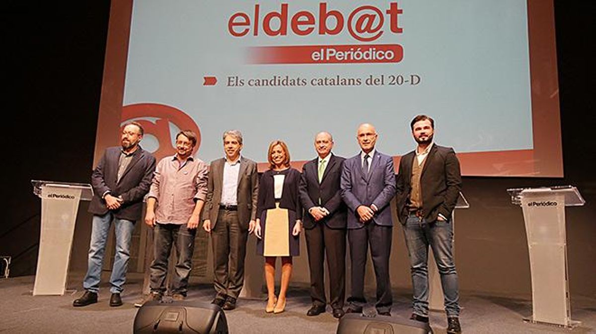 Les retallades i la corrupció enfronten els candidats catalans en el debat d'EL PERIÓDICO