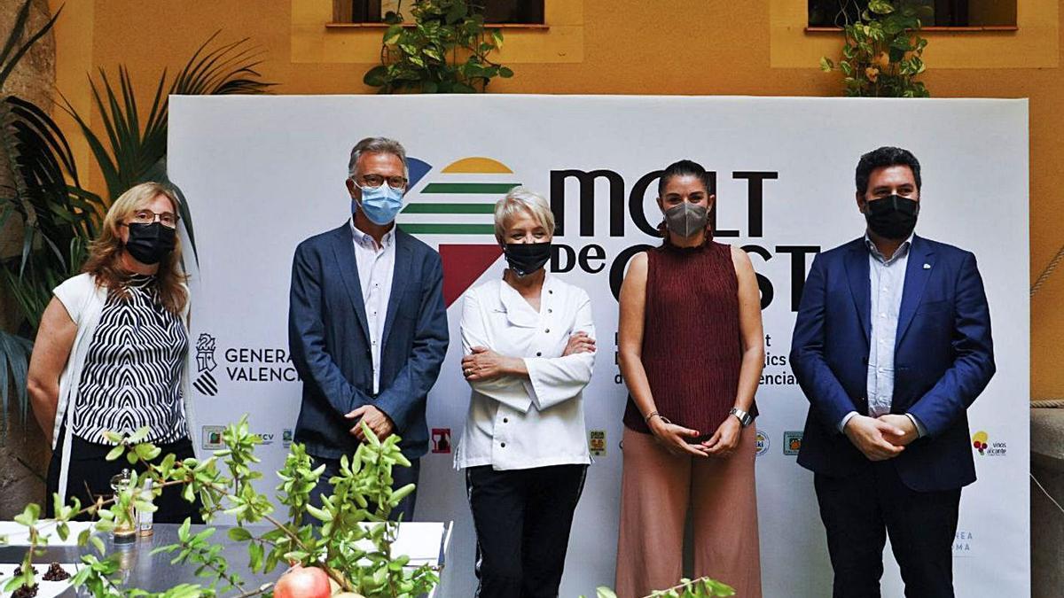 Presentación ayer de la marca «Molt de Gust». | GVA