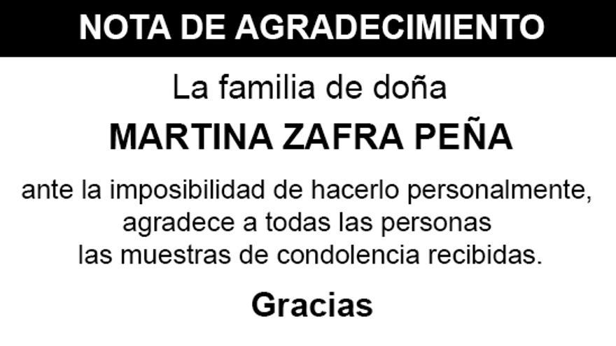Nota Martina Zafra Peña