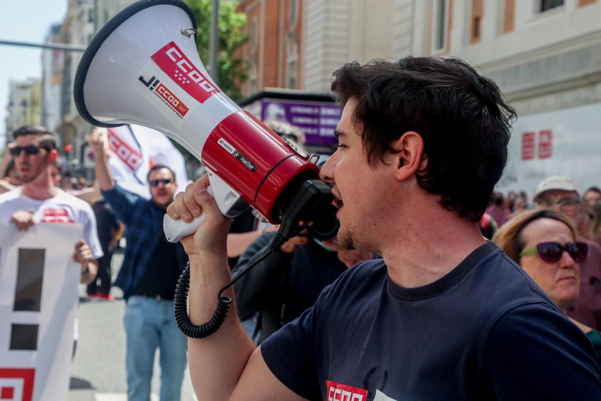 Las manifestaciones del 1 de mayo, en imágenes.