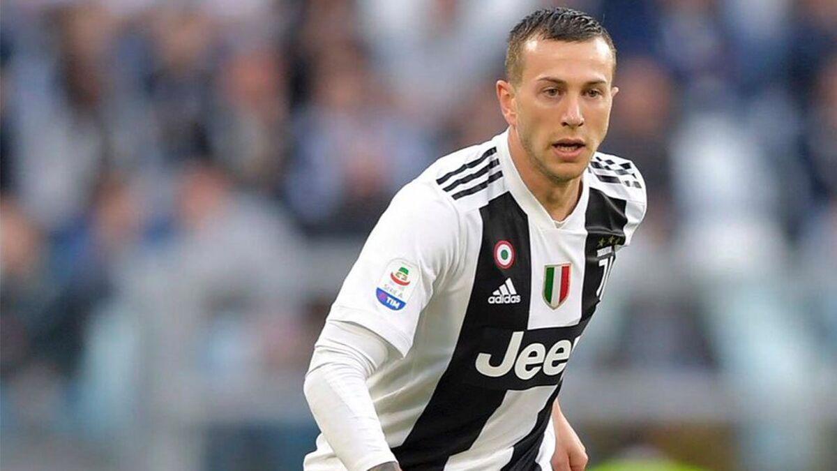 Bernardeschi en un partido con la Juventus