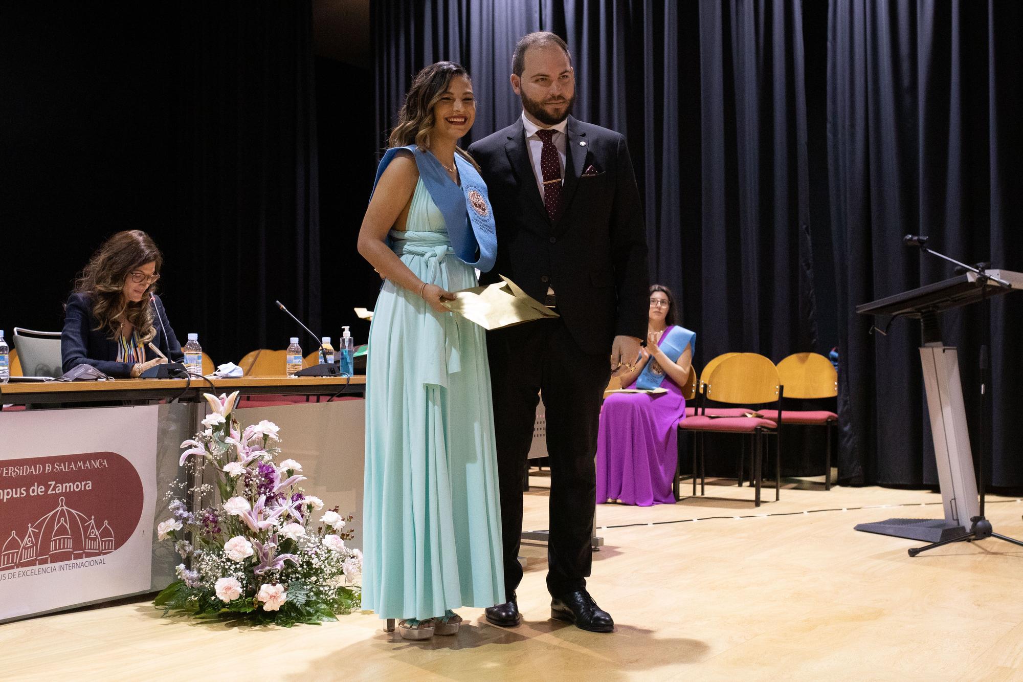 Graduación de alumnos de la Escuela de Magisterio de Zamora