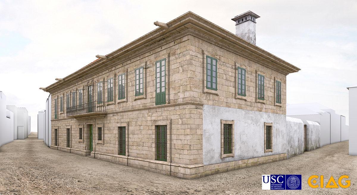 Antiguo Palacio del Marqués de Almeiras en la calle San Andrés