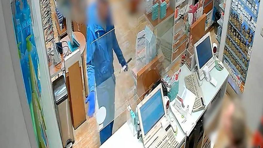 Detenido en València tras atracar una farmacia con un cuchillo de grandes dimensiones