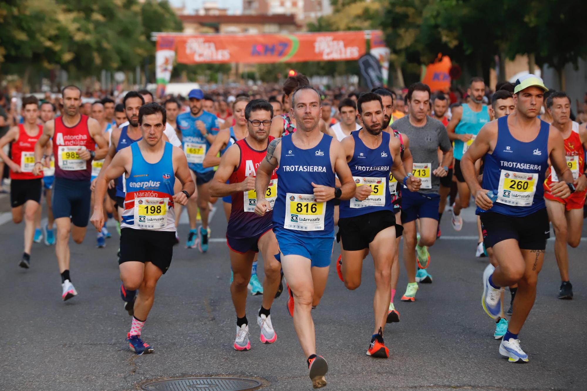 Participantes en la última edición de la Carrera Nocturna Trotacalles.