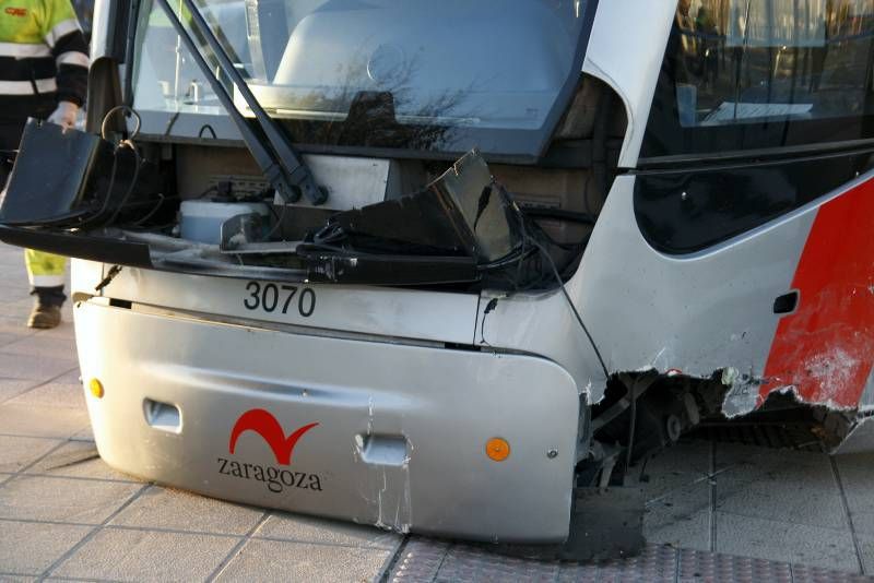 Fotogalería: Accidente del tranvía de Zaragoza