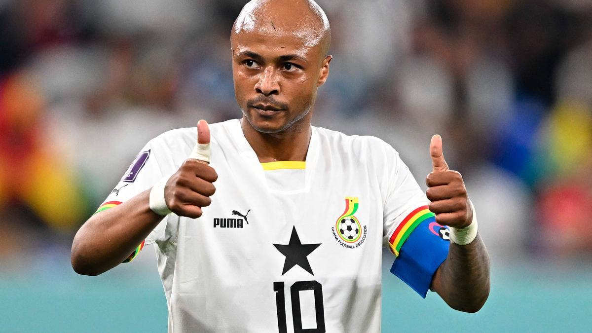 André Ayew anotó el tanto de Ghana