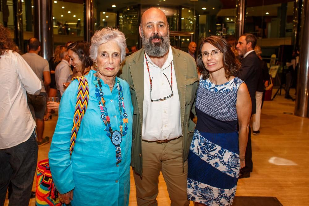 Frances Llopis (Ibiza Preservation Foundation), Antonio Martínez Beneyto (Ibiza Preservation Foundation) y Cristina Martín (directotra Diario de Ibiza)