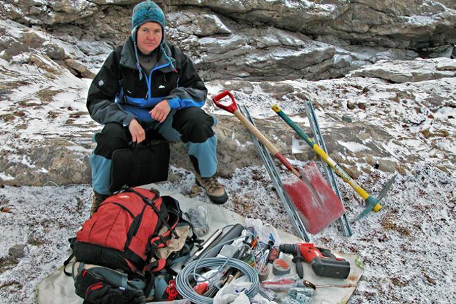 La glacióloga María del Carmen Domínguez