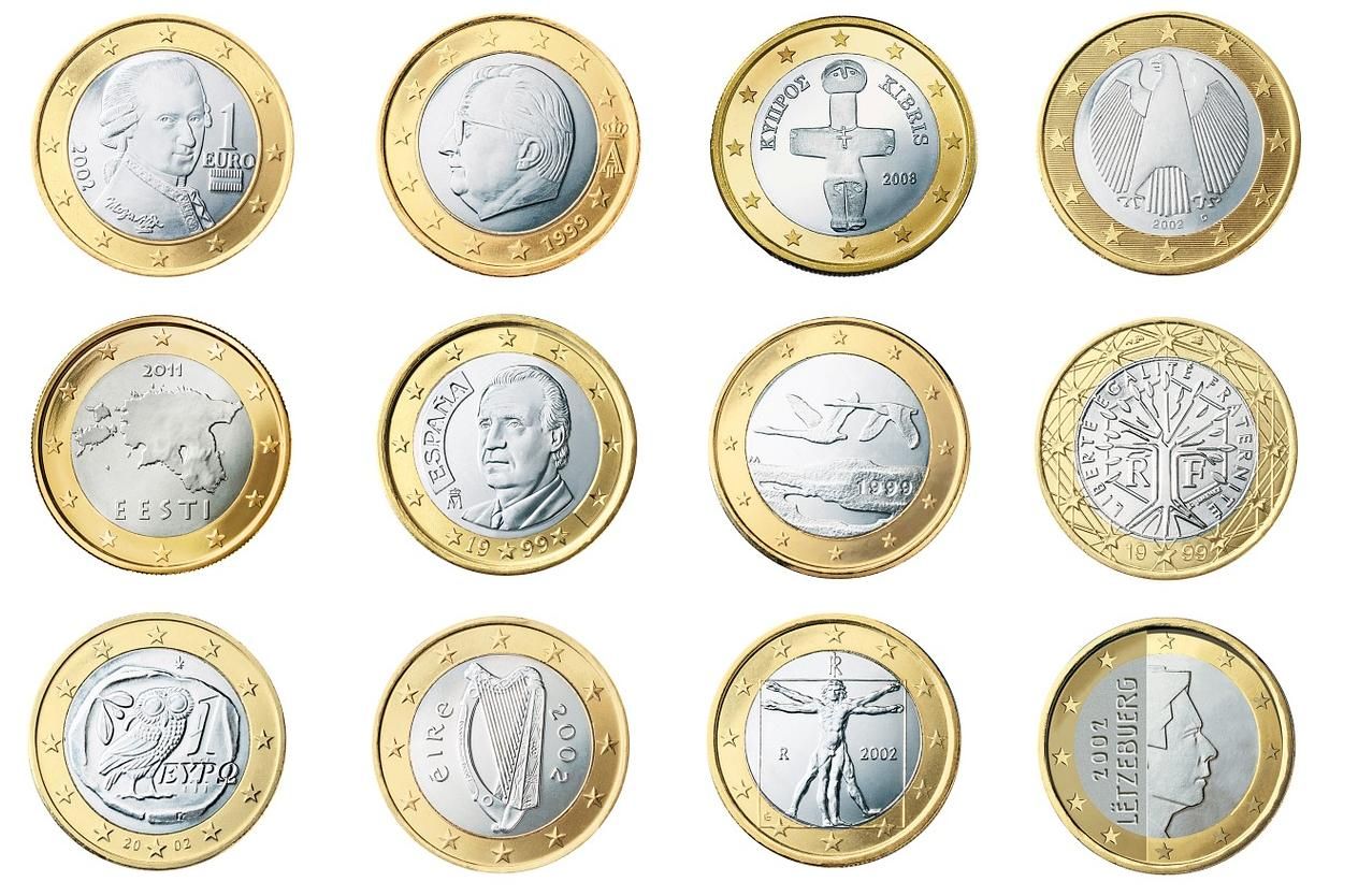 Doce de las monedas de un euro que más han aumentado su valor.