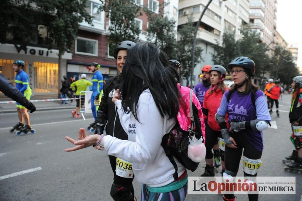 Murcia Maratón. Salida patinadores