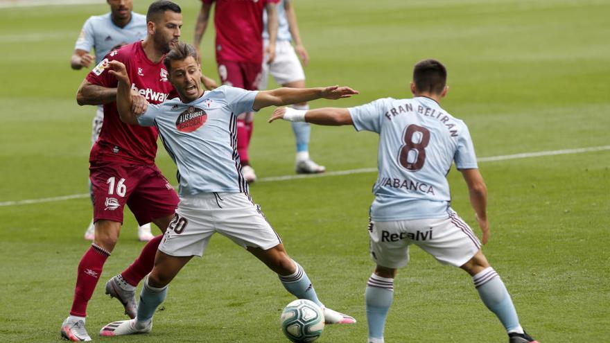 La goleada del Celta al Alavés, en fotos