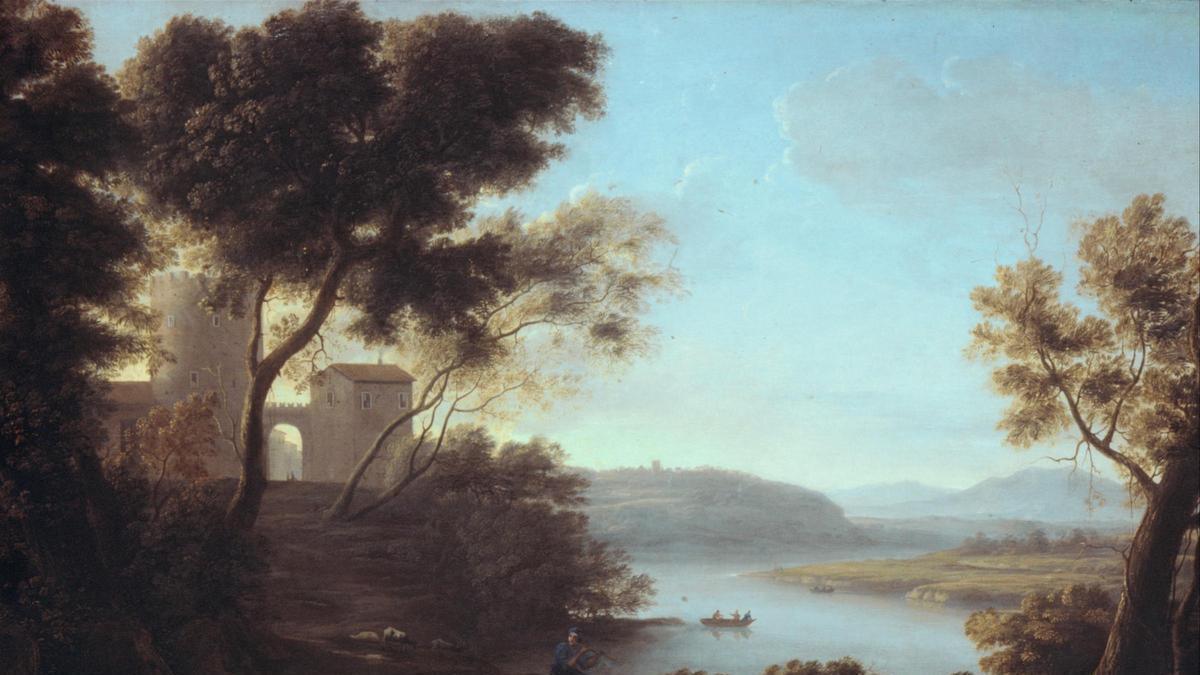 'La campiña romana' (1639), del pintor francés Claudio de Lorena.