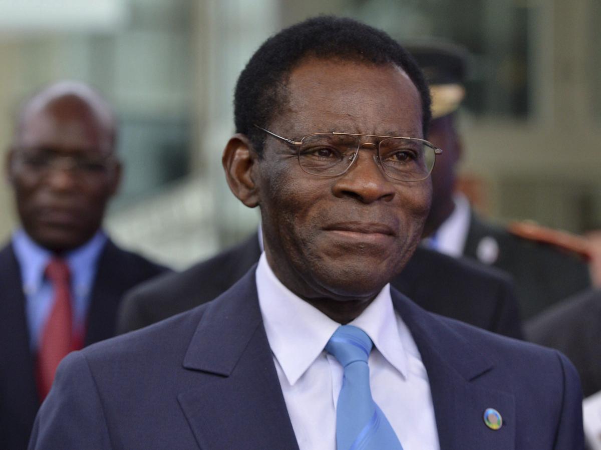 Teodoro Obiang, presidente de Guinea.