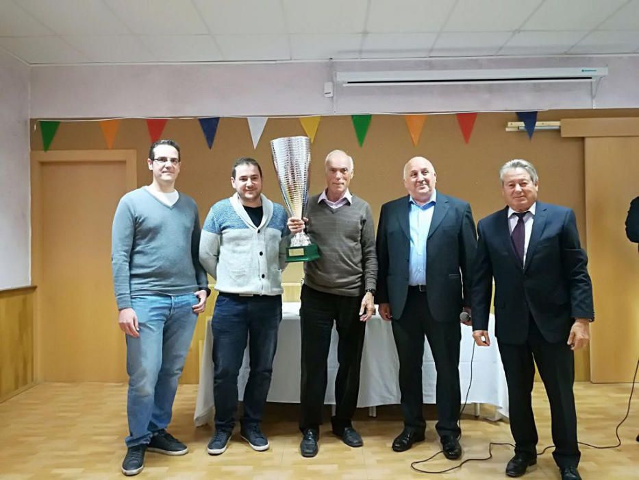 Entrega de premios de la Liga de Bolos Huertanos