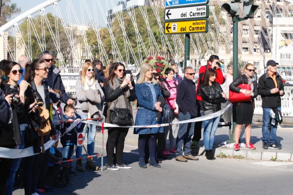 Media Maratón Murcia: Paso por Puente Reina Sofía