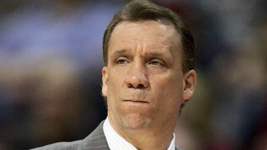 Flip Saunders, entrenador de los Timberwolves. // Jeff Kowalsky