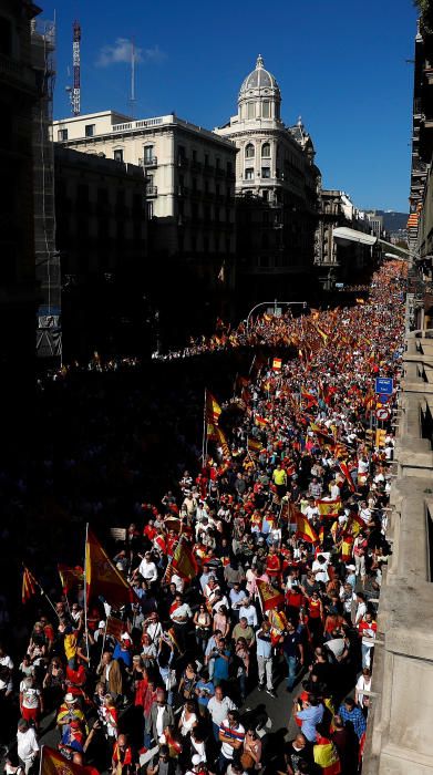 Manifestación en Barcelona por la unidad de España