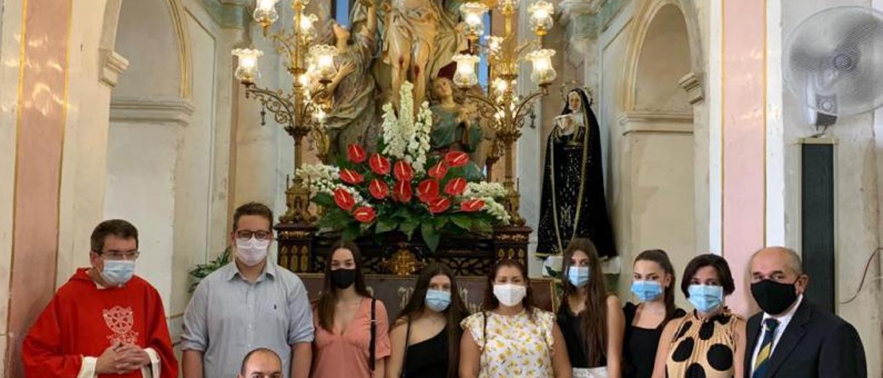 Festers davant del Crist l’any passat, quan es van cancel·lar les festes per la pandèmia. | LEVANTE-EMV