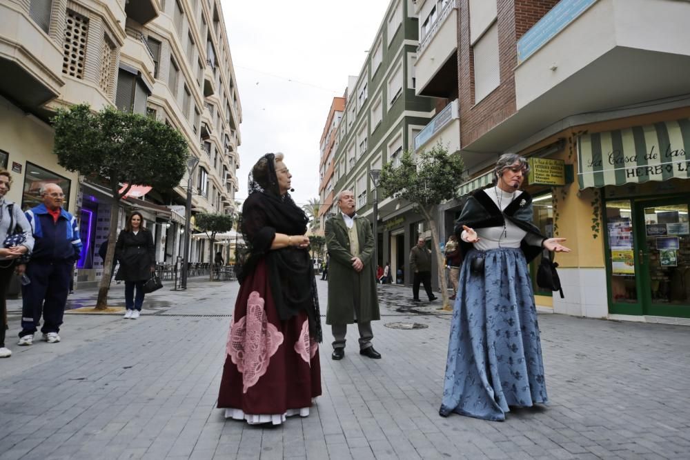 Ars Creatio rememoró este fin de semana con un recorrido teatralizado por Torrevieja el 190 aniversario del terremoto que asoló la comarca de la Vega Baja el 21 de marzo de 1829. Horas después de la r