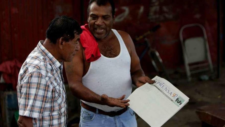 El principal diario de Nicaragua sale con la primera página en blanco