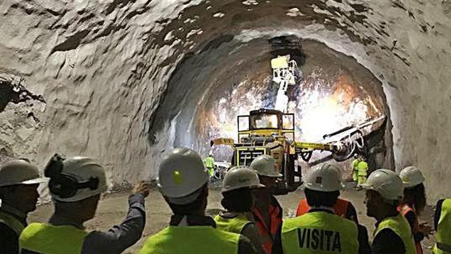 L&#039;obra del túnel de Tresponts arriba a la meitat