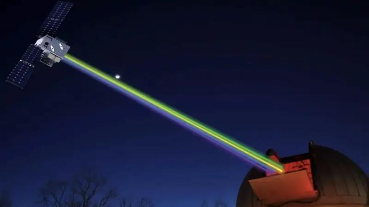 La estrella artificial utilizará un sistema de láseres para ayudar a mejorar las mediciones astronómicas.