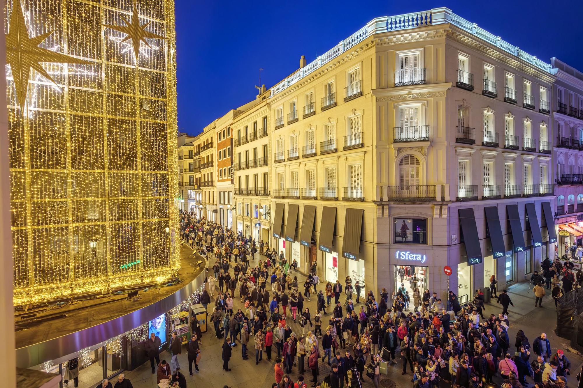 Navidad en el centro de Madrid.